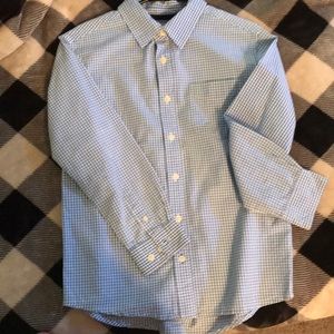 Blue button up